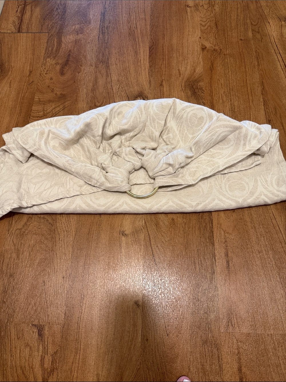 Artipoppe Argus oat cotton linen ring sling